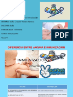 Diferencia Entre Vacuna e Inmunización
