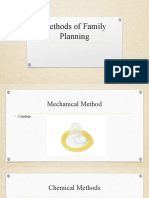 Methods of Family Planning