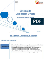Sistema de Liquidación Directa Procedimiento General