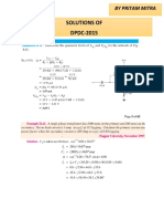 Solution of Dpdc-2015