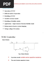 Unit 3 - Thyristor Controlled Series Capacitor and Applications