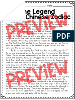 The Legend of The Chinese Zodiac: Name: Date
