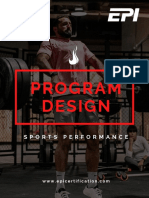 EPI Program Design Manual