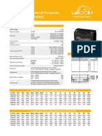 LP12-18 (12V18Ah) LP Series-General Purpose: Specifications