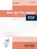Juste Une p Tite Chanson - Partition CompleLte