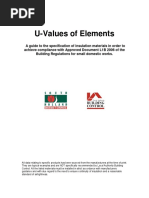 U-Values of Elements