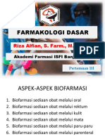 Farmakologi Dasar Riza Alfian Biofarmasi 2