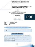 Adinda Nur Safitri - Kel.1 - LKM Definisi Pembangunan Berkelanjutan, 2 Pilar Pembangunan Berkelanjutan, Trade Offs - Alfany& Suci