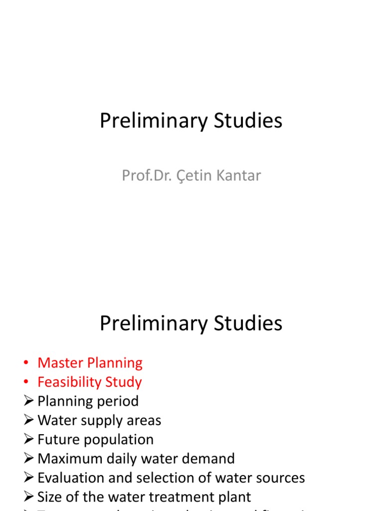 Preliminary Studies Week2 3 | PDF | Wastewater | Sewage Treatment