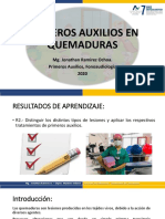 Primeros Auxilios en Quemaduras 2020