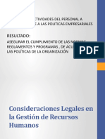 Competencia: Orientar Las Actividades Del Personal A Cargo Con Base A Las Politicas Empresariales