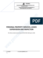 Personal Property Services, Leases Supervision and Inspection