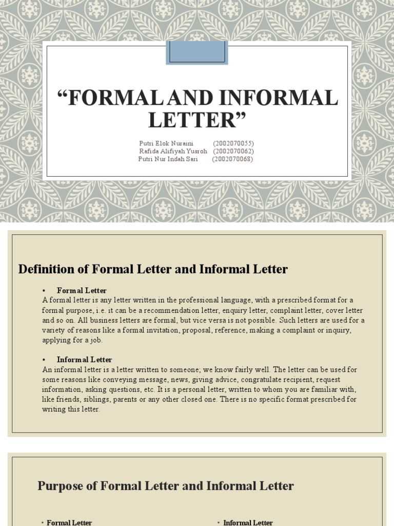 Informal Letter To A Friend Giving Advice