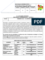 Grado 4° Guía No. 01 CORRECTA