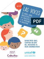 Las Voces de Niños, Niñas, Adolescentes y Jóvenes en Contextos de Pobreza y de Movilidad Humana en Argentina