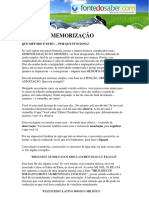 Curso de Memorização