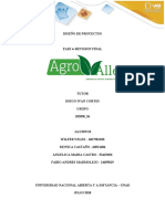 Diseño de proyectos agrícolas - Cronograma de actividades