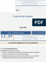 Séance 10 Contrôle de Gestion S6G E1 20 - 21