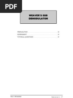 Weaver'S SSB Weaver'S SSB Weaver'S SSB Weaver'S SSB Demodulator Demodulator Demodulator Demodulator