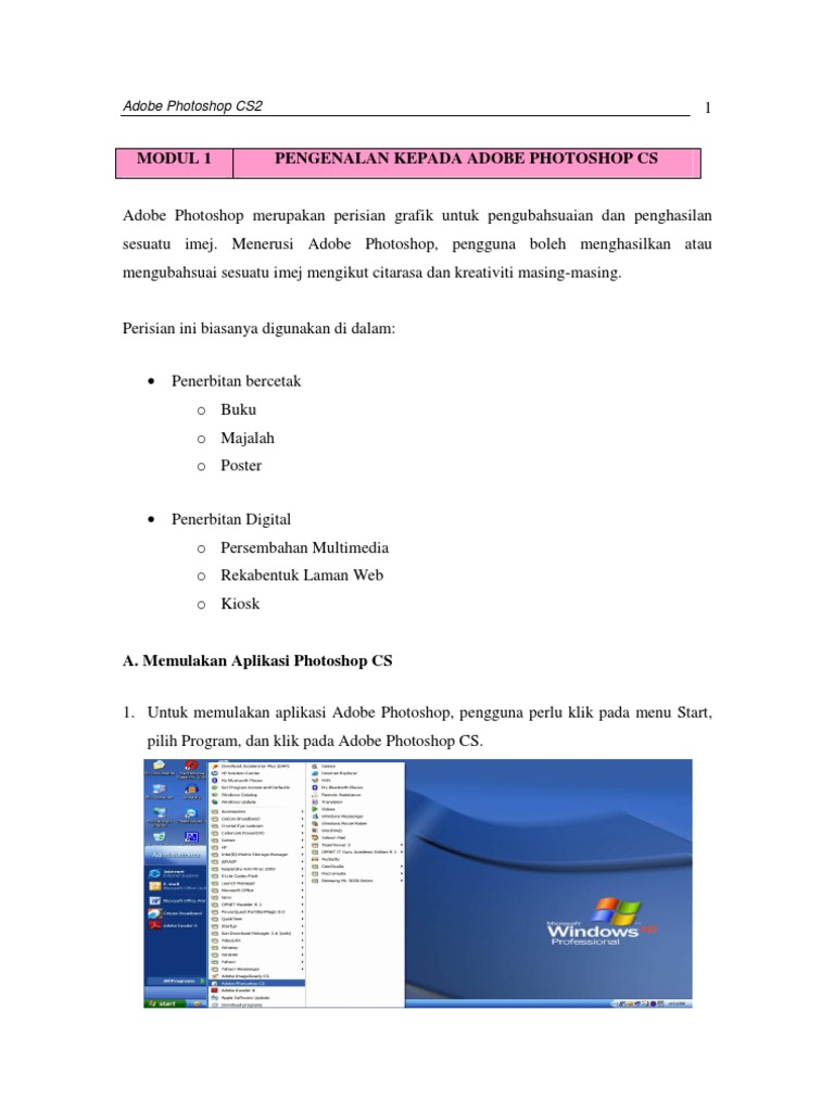 Modul 2 - Adobe Photoshop | PDF