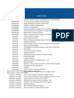 Grupos de pesquisa da UFAL por área de conhecimento