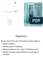 7)Concept of isolation unit-V