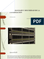 Sistemas Raid y Seguridad de La Informacion