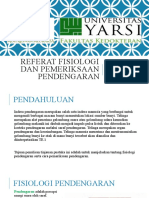 PPT referat fisiologi dan pemeriksaan pendengaran