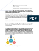 Actividades de las empresas de Servicio hacía el marketing