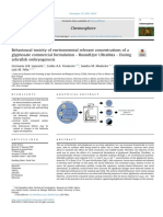 Chemosphere: Germano A.B. Lanzarin, Carlos A.S. Ven Ancio, Sandra M. Monteiro, Luís M. F Elix