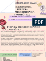 Pùrpura Trombocitopènica Trombòtica