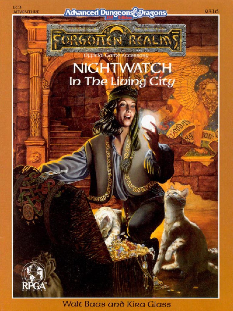 LC3 - Nightwatch in The Living City, PDF, Tsr, Inc.