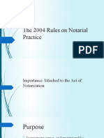 The 2004 Rules On Notarial Practice