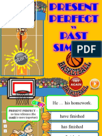 Present Perfect vs Past Simple Basketball