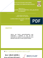 Seminario - Practica 11 Determinacion Espectrofotometrica Del Pka. en Un Colorante