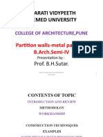 Cavity Wall Construction Techniques by Prof. B.H. Sutar