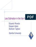 Loss Estimation in The Van Nuys Building: Eduardo Miranda Hesaam Aslani Shahram Taghavi