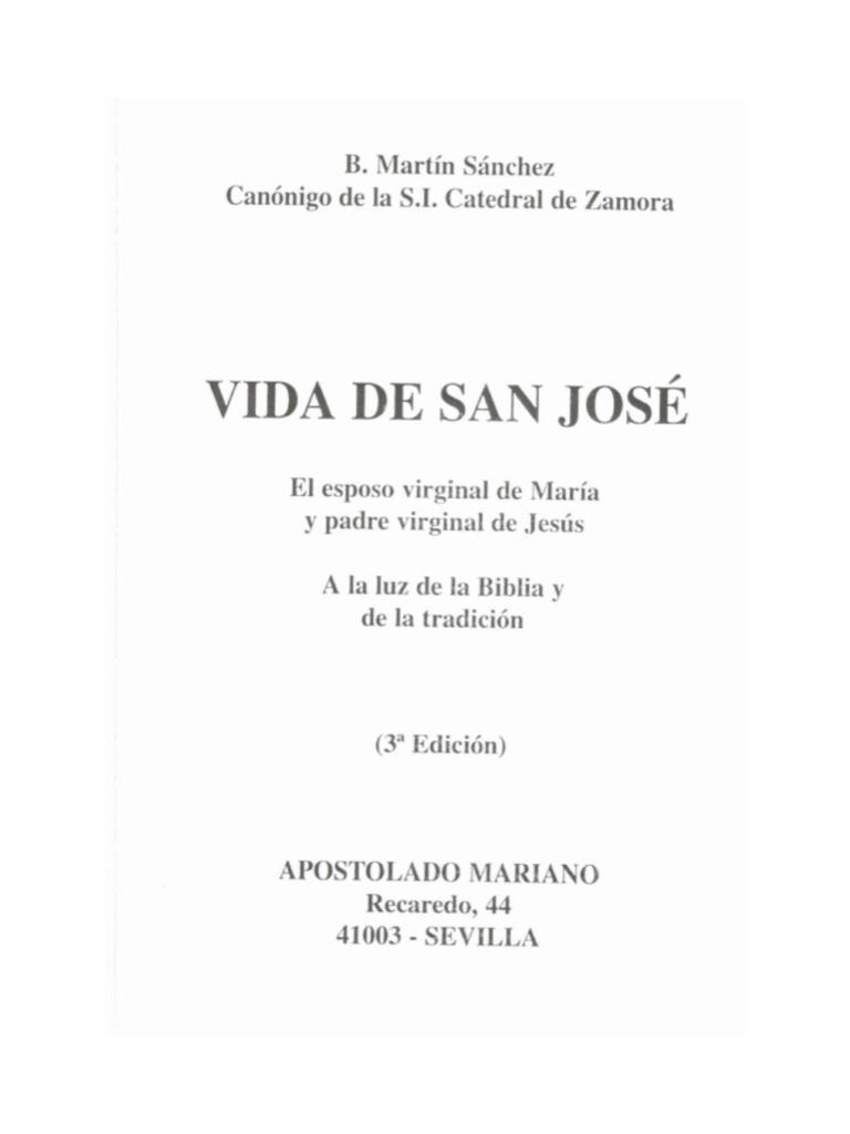 Vida de San Jose | PDF