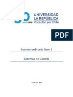 Examen Item 1 Sistemas de Control