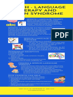 Sinclair - Speech Therapy and Down Syndrome Infographic