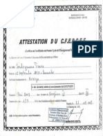 Attestation CEP_TRAORE SOULEYMANE