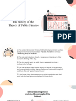 The History of The Theory of Public Finance
