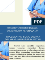 Implementasi Sosio Budaya Dalam Asuhan K