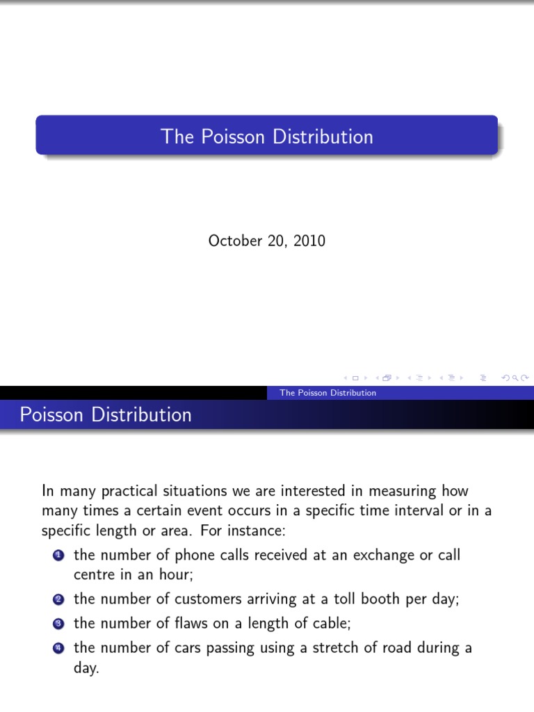 Poisson | PDF