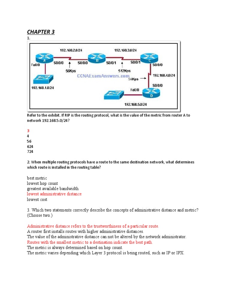 Understanding Routing Protocols and Metrics | PDF | Routing | Router ...