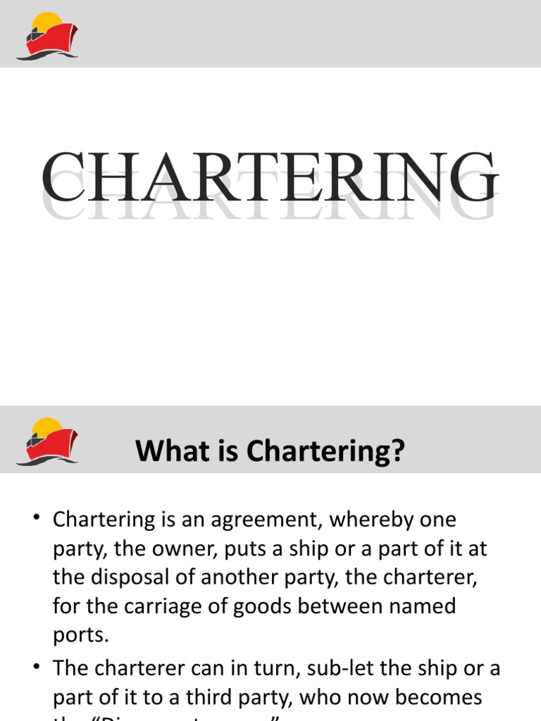 CHARTERING