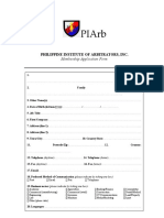 Piarb: Philippine Institute of Arbitrators, Inc