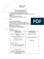 Detailed-Lesson Plan Mathematics 9 I. Objectives: Introductory Activity