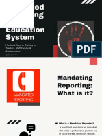 In-Service Lesson Plan Mandated Reporting in The Education System 1