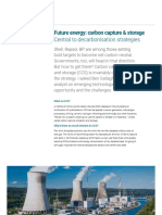 Future Energy: Carbon Capture & Storage Central To Decarbonisation Strategies